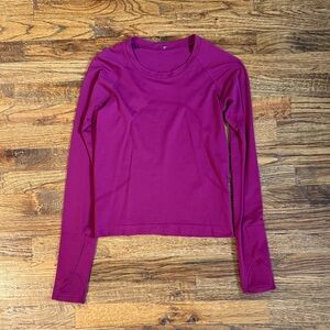 Lululemon Magenta Women's Long Sleeve Top